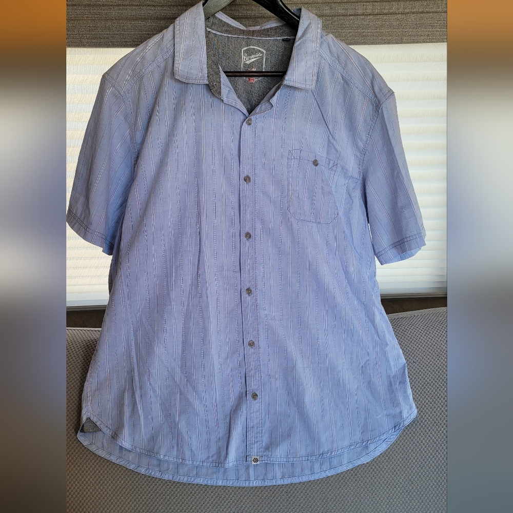 Burnside Short Sleeve Button Down Shirt XXL EUC